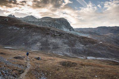 Le Mont Thabor depuis la vallée étroite